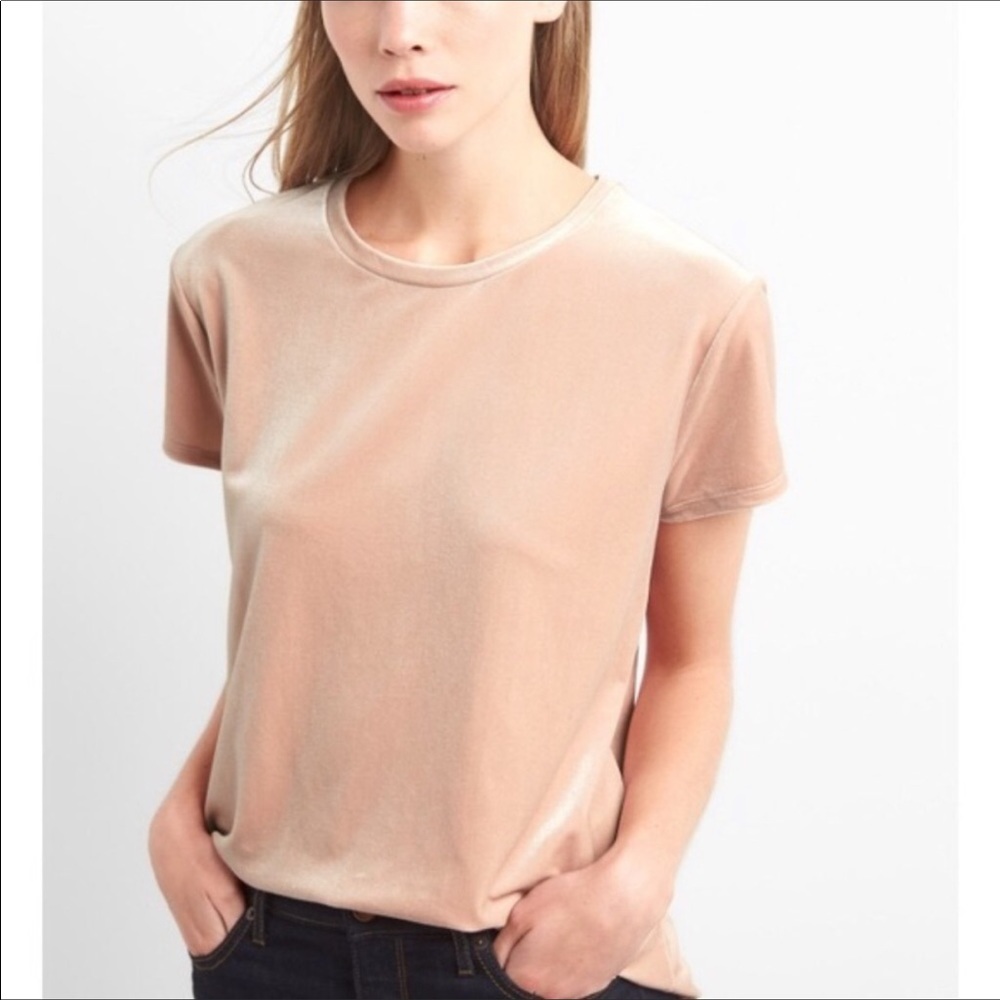 GAP velvet t shirt